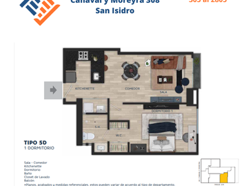 EN PRE-VENTA! PROTECTO BALTHAZAR EN CANAVAL Y MOREIRA, SAN ISIDRO (DPTO 305 AL 2805)
