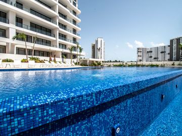 Departamento en cancún de 3 recamras en venta con vista al mar
