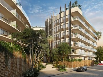 Departamento en playa del carmen en venta con vista al mar de 2 habitaciones