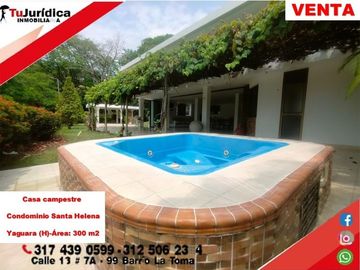 VENDE CASA CAMPESTRE - COND. SANTA HELENA - YAGUARA (HUILA-COL)