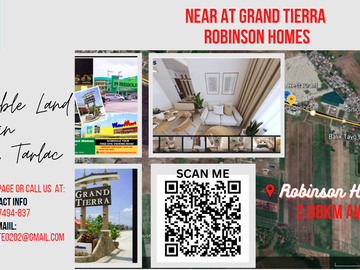 Affordable Lot in Capas, Tarlac (near Atrium Residences, near New Clark City )