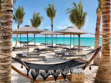 Departamento de lujo, vista al mar, club de playa, campo de golf, Puerto Cancún