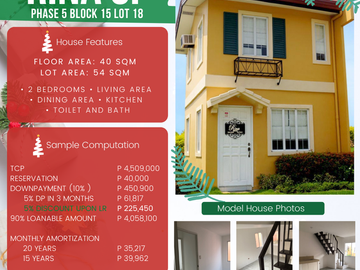 FOR SALE: RESERVE🪵READY FOR OCCUPANCY🪵2-BEDROOM 2-STOREY🪵RINA SF HOUSE & LOT🪵IN LESSANDRA BACOOR AVAIL 225K SAVINGS