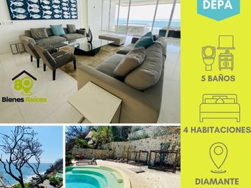 Departamento en venta de 4 recámaras en Acapulco Diamante