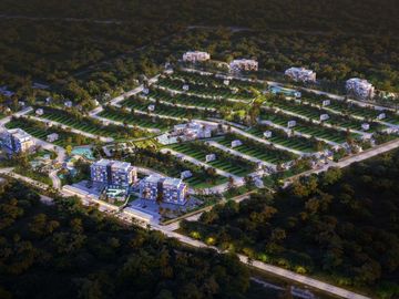 Condominio con terraza, cuarto de servicio, en venta, Playa del Carmen.