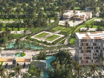 Condominio con terraza, cuarto de servicio, en venta, Playa del Carmen.