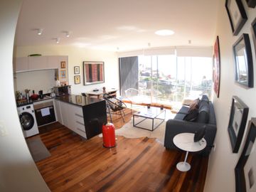 Moderno Depto 2 dormitorios en Condominio Cerro Alegre
