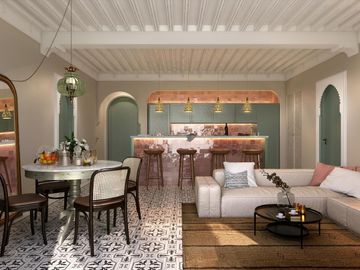 DOS HABITACIONES AMUEBLADA CON AMENIDADES CON ESTILO MARROQUI UNICO EN ALDEA ZAMA TULUM