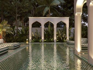 DOS HABITACIONES AMUEBLADA CON AMENIDADES CON ESTILO MARROQUI UNICO EN ALDEA ZAMA TULUM