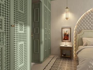 DOS HABITACIONES AMUEBLADA CON AMENIDADES CON ESTILO MARROQUI UNICO EN ALDEA ZAMA TULUM