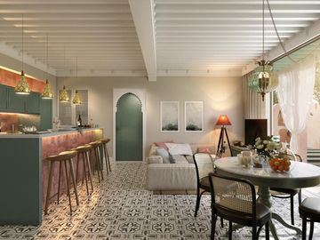 DOS HABITACIONES AMUEBLADA CON AMENIDADES CON ESTILO MARROQUI UNICO EN ALDEA ZAMA TULUM