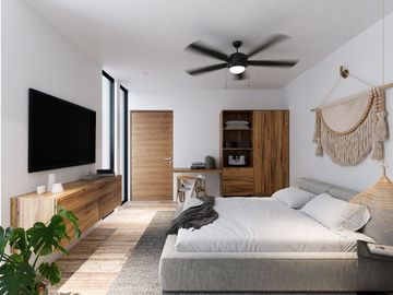 Estudio con jardín, alberca, Gimnasio, en pre-construcción,  Centro, venta, Playa del Carmen