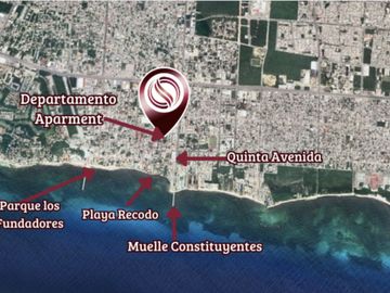 Estudio con jardín, alberca, Gimnasio, en pre-construcción,  Centro, venta, Playa del Carmen