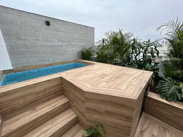 VENDO PENTHOUSE DE ESTRENO EN MIRAFLORES, NO PAGA ALCABALA