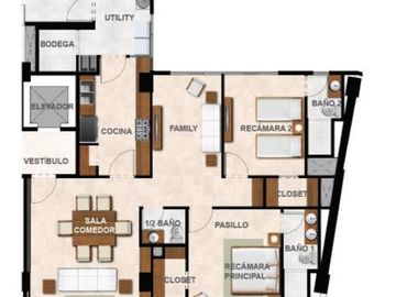 Departamento en venta Bosque Real