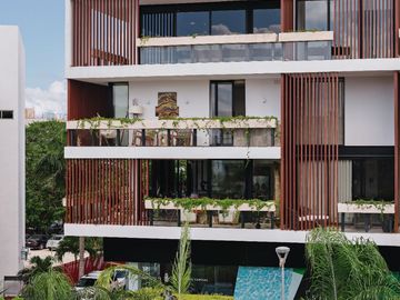 DEPARTAMENTO EN VENTA UBICADO EN EL CORAZÓN DE PLAYA DEL CARMEN DISFRUTA DE VIVIR CON LUJO A 2 CALLES DE LA PLAYACALLES CONOCE KUXTAL