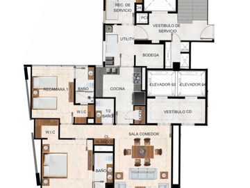 Departamento en venta Bosque Real