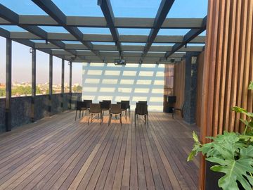 Venta moderno departamento Roma con roofgarden privado