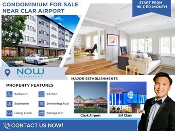 For Sale: 1-Bedroom Condominium in Now Residences Near Clark Pampanga