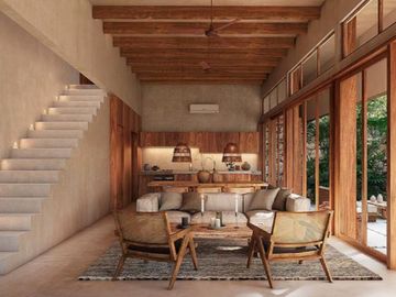 Casa con Jardín y alberca privada, Pre-construcción, Región 8, Tulum