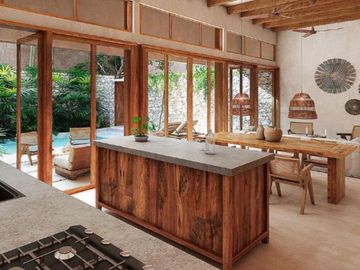 Casa con Jardín y alberca privada, Pre-construcción, Región 8, Tulum