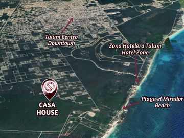 Casa con Alberca privada y jardín, Pre-construcción, Región 8, Tulum