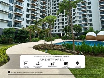 Rush Sale Ready To Move-In Studio Condos 24 SQM  Near Alabang Town Center