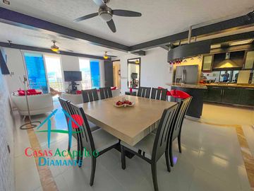 Departamento con Roof garden con sala y jacuzzi