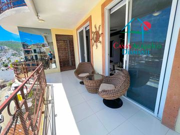 Departamento con Roof garden con sala y jacuzzi