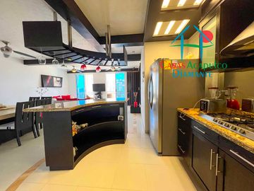 Departamento con Roof garden con sala y jacuzzi
