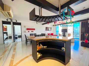 Departamento con Roof garden con sala y jacuzzi