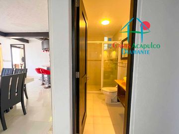 Departamento con Roof garden con sala y jacuzzi