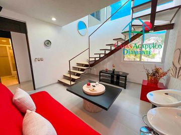 Departamento con Roof garden con sala y jacuzzi