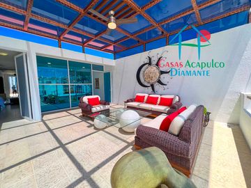 Departamento con Roof garden con sala y jacuzzi