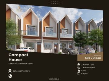 Jual Rumah dekat Plaza Pondok Gede Kota Bekasi