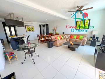 Departamento con terraza y vista a las áreas comunes
