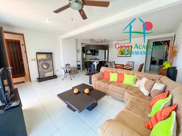 Departamento con terraza y vista a las áreas comunes