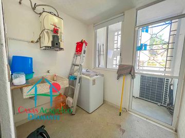 Departamento con terraza y vista a las áreas comunes