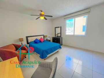 Departamento con terraza y vista a las áreas comunes