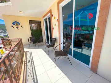 Departamento con terraza y vista a las áreas comunes