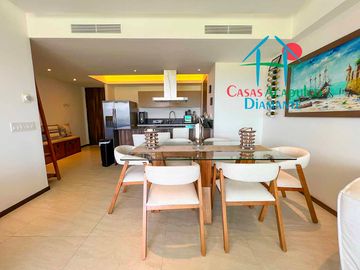 Departamento en renta vacacional en condominio con las mejores amenidades