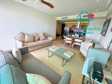 Departamento en renta vacacional en condominio con las mejores amenidades
