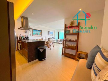 Departamento en renta vacacional en condominio con las mejores amenidades