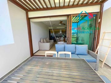 Departamento en renta vacacional en condominio con las mejores amenidades