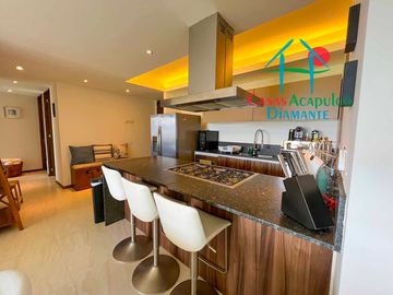 Departamento en renta vacacional en condominio con las mejores amenidades