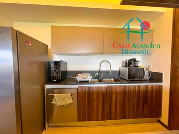 Departamento en renta vacacional en condominio con las mejores amenidades