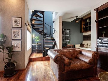 Venta PH Departamento amueblado en la calle Zacatecas, Colonia Roma Norte, Cuauhtemoc, CDMX