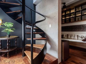 Venta PH Departamento amueblado en la calle Zacatecas, Colonia Roma Norte, Cuauhtemoc, CDMX