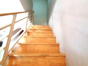 2-story townhome for sale, corner house, Pleno Village, Phahonyothin-Saimai, free space!!! Whole house furnished, 30.4 sq m., 3 bedrooms, 2 bathrooms,