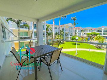 Terraza con vista a las áreas comunes